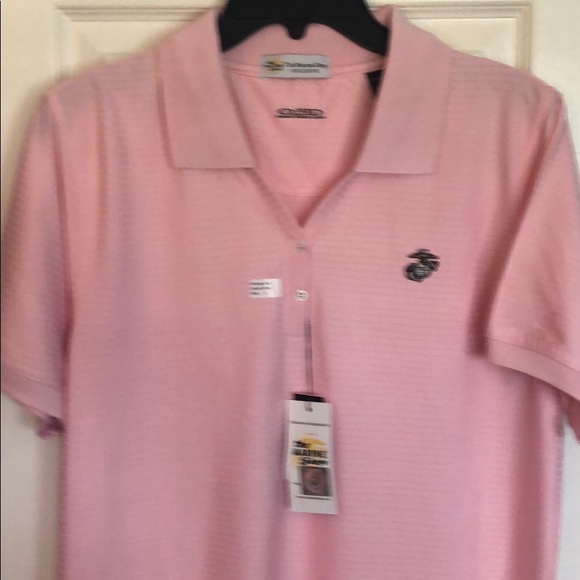 Marine Corps Collared Short Sleeve Shirt Sz L - Picture 7 of 9